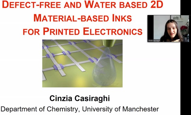 Guest Lecture Prof. Cinzia Casiraghi