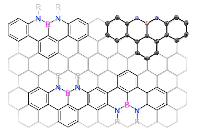 Synthesis of NBN-type Zigzag-Edged Polycyclic Aromatic Hydrocarbons: 1,9-Diaza-9a-boraphenalene as a Structural Motif